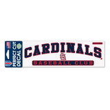 St. Louis Cardinals Decal 3x10 Perfect Cut Color