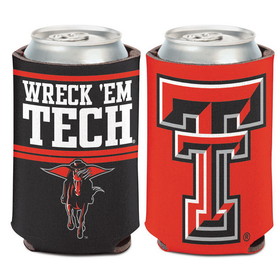 Texas Tech Red Raiders Can Cooler Slogan Design