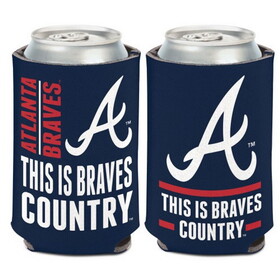 Atlanta Braves Can Cooler Slogan Design