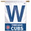 Chicago Cubs Banner 28x40 Vertical W Design
