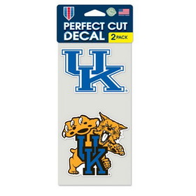 Kentucky Wildcats Set of 2 Die Cut Decals