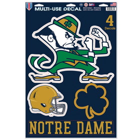 Notre Dame Fighting Irish Decal 11x17 Multi Use