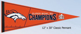 Super Bowl 50 Champion Pennant - Logo