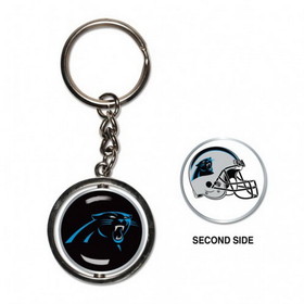Carolina Panthers Key Ring Spinner Style