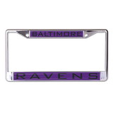 Baltimore Ravens License Plate Frame - Inlaid