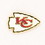 Kansas City Chiefs Collector Pin Jewelry Card