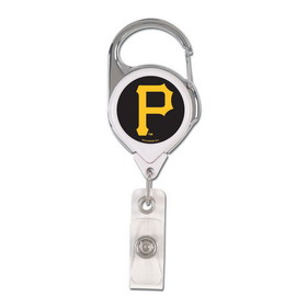 Pittsburgh Pirates Badge Holder Premium Retractable