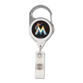 Miami Marlins Retractable Premium Badge Holder