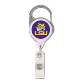 LSU Tigers Retractable Premium Badge Holder