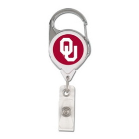 Oklahoma Sooners Retractable Premium Badge Holder