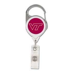 Virginia Tech Hokies Retractable Premium Badge Holder