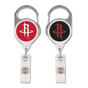 Houston Rockets Badge Holder Premium Retractable