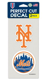 New York Mets Set of 2 Die Cut Decals