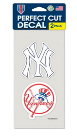 New York Yankees Set of 2 Die Cut Decals