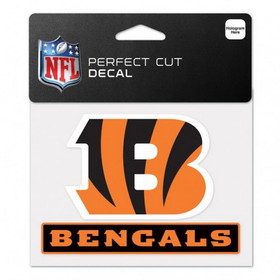 Cincinnati Bengals Decal 4.5x5.75 Perfect Cut Color