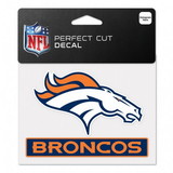 Denver Broncos Decal 4.5x5.75 Perfect Cut Color
