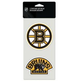 Boston Bruins Set of 2 Die Cut Decals