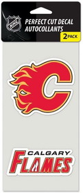 Calgary Flames Set of 2 Die Cut Decals