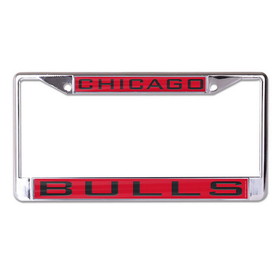 Chicago Bulls License Plate Frame - Inlaid