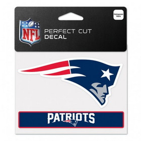 New England Patriots Decal 4.5x5.75 Perfect Cut Color