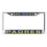 San Diego Padres License Plate Frame - Inlaid