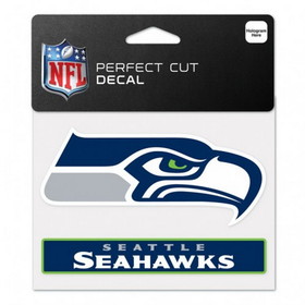 Seattle Seahawks Decal 4.5x5.75 Perfect Cut Color