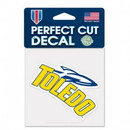 Toledo Rockets Decal 4x4 Perfect Cut Color
