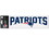 New England Patriots Decal 3x10 Perfect Cut Wordmark Color