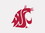 Washington State Cougars Decal 4x4 Perfect Cut Color