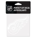 Detroit Red Wings Decal 4x4 Perfect Cut White