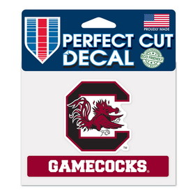 South Carolina Gamecocks Decal 4.5x5.75 Perfect Cut Color