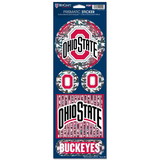 Ohio State Buckeyes Stickers Prismatic