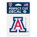 Arizona Wildcats Decal 4x4 Perfect Cut Color