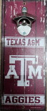 WinCraft Texas A&M Aggies Sign Wood 5x11 Bottle Opener Alternate