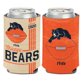 Chicago Bears Can Cooler Vintage Design