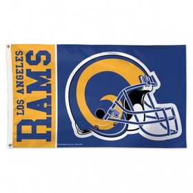 Los Angeles Rams Deluxe Flag 3x5 Classic Logo Retro