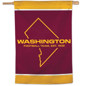 Washington Football Team Banner 28x40 Vertical