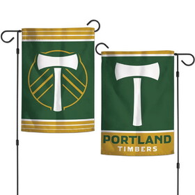 Portland Timbers Flag 12x18 Garden Style 2 Sided