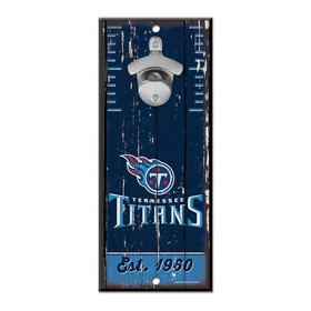 Tennessee Titans Sign Wood 5x11 Bottle Opener