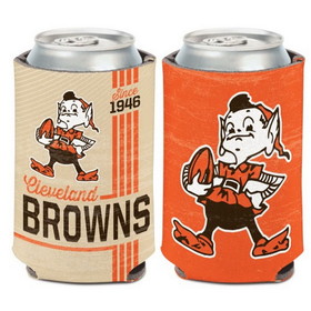 Cleveland Browns Can Cooler 12oz Vintage Design