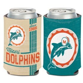 Miami Dolphins Can Cooler Vintage Design