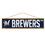 Milwaukee Brewers Sign 4x17 Wood Avenue Design