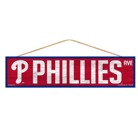 Philadelphia Phillies Sign 4x17 Wood Avenue Design