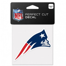 New England Patriots Decal 4x4 Perfect Cut Color