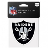 Oakland Raiders Decal 4x4 Perfect Cut Color