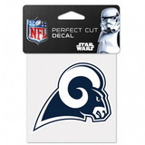 Los Angeles Rams Decal 4x4 Perfect Cut Color