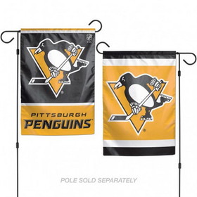 Pittsburgh Penguins Flag 12x18 Garden Style 2 Sided
