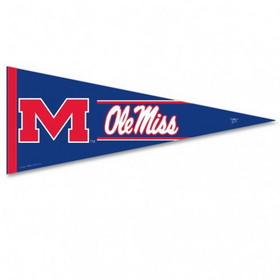 Mississippi Rebels Pennant 12x30 Premium Style