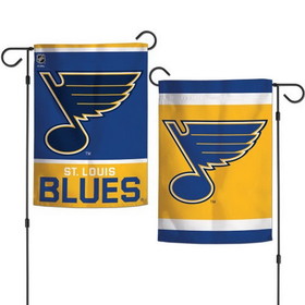 St. Louis Blues Flag 12x18 Garden Style 2 Sided