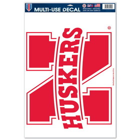 Nebraska Cornhuskers Decal 11x17 Ultra Large Logo